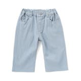 6分丈ロゴパッチワークリネン調ストレッチパンツ(110~160cm) | WASK | 詳細画像9