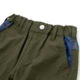 6分丈ガラ切り替えリップストップカーゴパンツ(100~160cm) | WASK | 詳細画像11