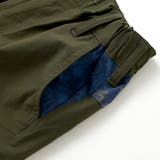 6分丈ガラ切り替えリップストップカーゴパンツ(100~160cm) | WASK | 詳細画像12