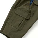 6分丈ガラ切り替えリップストップカーゴパンツ(100~160cm) | WASK | 詳細画像14