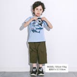 6分丈ガラ切り替えリップストップカーゴパンツ(100~160cm) | WASK | 詳細画像3