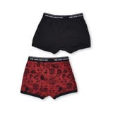 無地 + 総柄 2P コットン フライス ショーツ (110~160cm) | WASK | 詳細画像3 