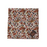 【日本製】ペイズリーバンダナリップストップハンカチ | WASK | 詳細画像1 