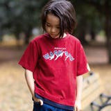 【抗菌防臭】裾レイヤード風マウンテンロゴ天竺Tシャツ(100~160cm) | WASK | 詳細画像1 