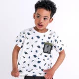 【速乾】キャンプギア総柄メッシュポケット付き天竺Tシャツ(100~160cm) | WASK | 詳細画像1 
