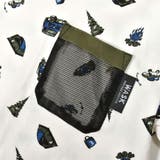 【速乾】キャンプギア総柄メッシュポケット付き天竺Tシャツ(100~160cm) | WASK | 詳細画像8 