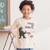 ベア天竺 恐竜サガラワッペンプリントTシャツ(100~160cm) | WASK | 詳細画像1 