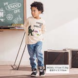 ベア天竺 恐竜サガラワッペンプリントTシャツ(100~160cm) | WASK | 詳細画像2 