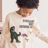 ベア天竺 恐竜サガラワッペンプリントTシャツ(100~160cm) | WASK | 詳細画像3 