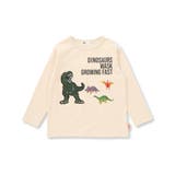 ベア天竺 恐竜サガラワッペンプリントTシャツ(100~160cm) | WASK | 詳細画像7 
