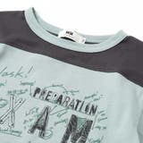 バイカラー手書き風ロゴ天竺Tシャツ(100~160cm) | WASK | 詳細画像11