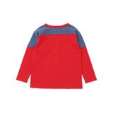バイカラー手書き風ロゴ天竺Tシャツ(100~160cm) | WASK | 詳細画像8