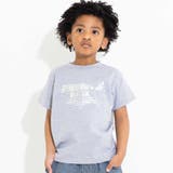 グレー | 【接触冷感】WASKマーク箔プリント天竺Tシャツ(100~160cm) | WASK