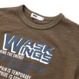 スラブ天竺アメカジロゴTシャツ(100~160cm) | WASK | 詳細画像9
