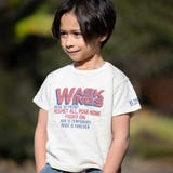 オフホワイト | スラブ天竺アメカジロゴTシャツ(100~160cm) | WASK