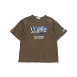 グリーン | スラブ天竺アメカジロゴTシャツ(100~160cm) | WASK
