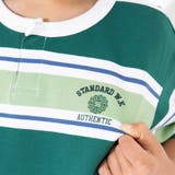 ヘンリーネックカノコマルチボーダーTシャツ(110~160cm) | WASK | 詳細画像7 