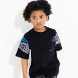 ブラック | 【接触冷感】天竺ペナントロゴTシャツ(110~160cm) | WASK