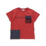 レッド | 【速乾】ナイロン+メッシュポケット天竺Tシャツ(100~160cm) | WASK