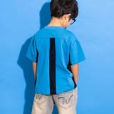 【接触冷感】メッシュ切り替えロゴプリント天竺Tシャツ(110~160cm) | WASK | 詳細画像7 