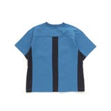 【接触冷感】メッシュ切り替えロゴプリント天竺Tシャツ(110~160cm) | WASK | 詳細画像9 