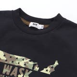 【接触冷感】WASKアイコン迷彩柄天竺Tシャツ(100~160cm) | WASK | 詳細画像6 