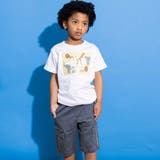 【速乾】アニマルプリントロゴエンボス天竺Tシャツ(80~140cm) | WASK | 詳細画像3