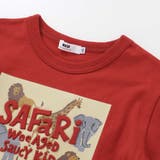 【速乾】アニマルプリントロゴエンボス天竺Tシャツ(80~140cm) | WASK | 詳細画像9