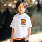 ホワイト | 【速乾】柄レースレイヤード風BIGTシャツ(100~160cm) | WASK