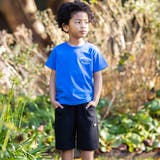 【接触冷感】マルチボーダー切り替えTシャツ(100~160cm) | WASK | 詳細画像3 