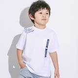 【接触冷感】テープポケットウェーブロゴTシャツ(110~160cm) | WASK | 詳細画像1 