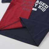 バイカラー切り替えロゴプリントビッグ半袖Tシャツ(100~160cm) | WASK | 詳細画像7