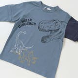 袖取り外し恐竜プリント長袖Tシャツ(80~160cm) | WASK | 詳細画像11