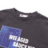デニム風プリントバスク天竺BIGTシャツ(110~160cm) | WASK | 詳細画像8 