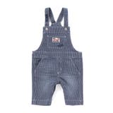 ロゴ刺しゅうヒッコリーオーバーオール(80~110cm) | WASK | 詳細画像5