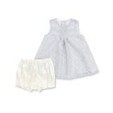 ブルー | 【日本製】ラッセルレースブルマ付きワンピースベビー(70~90cm) | Tartine et Chocolat