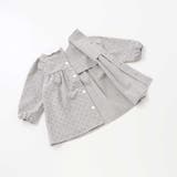 【日本製】【お揃い】チェックフロッキードットワンピースブルマ付きベビー(70~9… | Tartine et Chocolat | 詳細画像11 