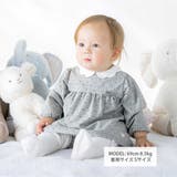 【日本製】【お揃い】チェックフロッキードットワンピースブルマ付きベビー(70~9… | Tartine et Chocolat | 詳細画像2 