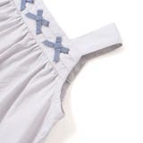 タイプライターピンタックリボンワンピース＋ブルマセット ベビー(70~90cm) | Tartine et Chocolat | 詳細画像8 