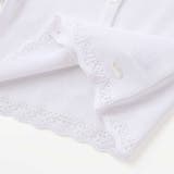 【日本製】【お揃い】ドラロン綿飾り編み長袖カーディガン(70-90cm) | Tartine et Chocolat | 詳細画像6 