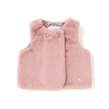 【お揃い】裏リバティ(Leila)ファーベストベビー(60~90cm) | Tartine et Chocolat | 詳細画像1