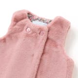 【お揃い】裏リバティ(Leila)ファーベストベビー(60~90cm) | Tartine et Chocolat | 詳細画像3