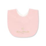 ピンク | 【日本製】60/1スーピマバイオシルスムースロゴ刺しゅうスタイベビー | Tartine et Chocolat