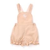 オレンジ | ロゴ刺しゅうレースサロペットベビー(80-90cm) | Tartine et Chocolat