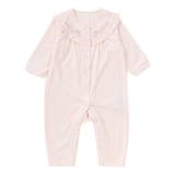 小花刺しゅうベロアフリルカバーオールベビー(70-80cm) | Tartine et Chocolat | 詳細画像3 