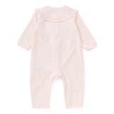 小花刺しゅうベロアフリルカバーオールベビー(70-80cm) | Tartine et Chocolat | 詳細画像4 