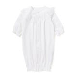 ホワイト | セレモニーレースシルケットスムース2WAYオールベビー(50~75cm) | Tartine et Chocolat