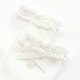 【日本製】【お揃い】コットンシルケットレースリボンソックスベビー(8~13cm) | Tartine et Chocolat | 詳細画像2 