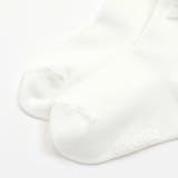 【日本製】【お揃い】コットンシルケットレースリボンソックスベビー(8~13cm) | Tartine et Chocolat | 詳細画像3 