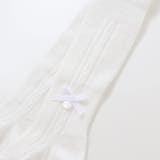 【日本製】【お揃い】リボンロゴチャーム付きタイツベビー(70-80cm) | Tartine et Chocolat | 詳細画像3 